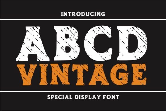 ABCD Vintage: Classic Typography with a Modern Edge