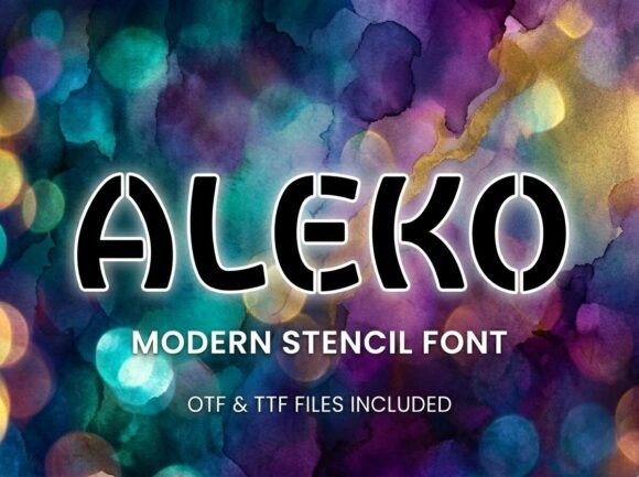 Aleko: A Display Typeface for Bold Visual Statements