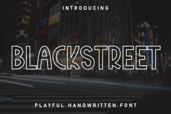 Discovering the Warmth of the Blackstreet Display Font