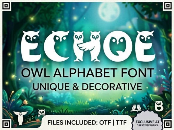 Echoe: A Decorative Display Font for Bold Design Statements