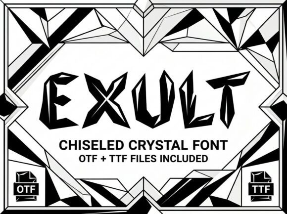 Exult: A Bold Typeface for Unforgettable Designs