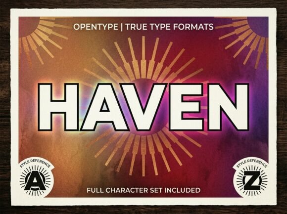 Haven: A Display Typeface for Bold Visual Statements